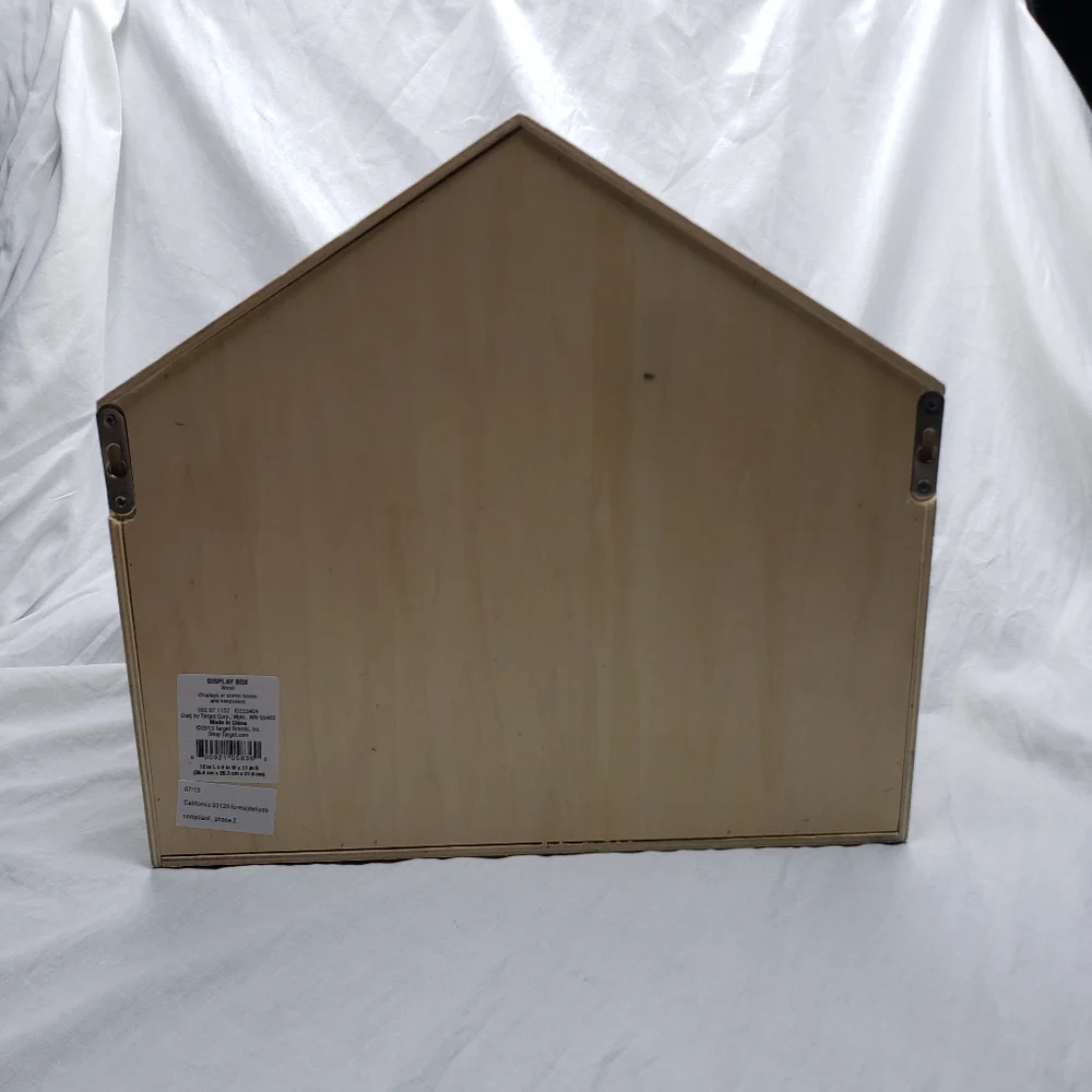 Target House Shaped Wall Cubby Hanging Display Box Shelf Y2K